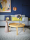 Van Tjalle en Jasper | Atmosphere bureaulamp - Deep Blue | Staal (blauw) en MDF (hout , blauw) | E14 fitting | Sfeer licht | Schemerlamp | Uniek Dutch Design | Bouwpakket