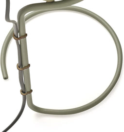 Van Tjalle en Jasper | Atmosphere bureaulamp - Dirty Mint | Staal (leger groen) en MDF (hout , mint groen) | E14 fitting | Sfeer licht | Schemerlamp | Uniek Dutch Design | Bouwpakket