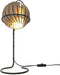Van Tjalle en Jasper | Atmosphere bureaulamp - Naturel | Staal (grijs) en MDF (hout) | E14 fitting | Sfeer licht | Schemerlamp | Uniek Dutch Design | Bouwpakket
