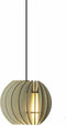 Van Tjalle en Jasper | Atmosphere hanglamp - Soft Grey | Bouwpakket | MDF (hout) | Grijs | E14 fitting | Laser gesneden | Bouwpakket | Sfeer licht | Sfeervolle verlichting | uniek Dutch Design