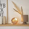 Van Tjalle en Jasper | Atmosphere tafellamp - Dirty Mint | Bouwpakket | Mint Groen | Naturel(houtskleur) | E14 fitting | Laser gesneden | Sfeer licht | Sfeervolle verlichting | uniek Dutch Design