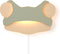 Van Tjalle en Jasper | Dieren muurlamp - Kever | MDF | E14 fitting | Hout kleur / Blauw | wandlamp | Kinderkamer verlichting | Bouwpakket | Uniek product | Dutch Design