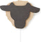 Van Tjalle en Jasper | Dieren muurlamp - Kikker | MDF | E14 fitting | Hout kleur / Groen | wandlamp | Kinderkamer verlichting | Bouwpakket | Uniek product | Dutch Design