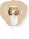 Van Tjalle en Jasper | Dieren muurlamp - Schaap | MDF | E14 fitting | Hout kleur / Zwart | wandlamp | Kinderkamer verlichting | Bouwpakket | Uniek product | Dutch Design