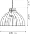 Van Tjalle en Jasper | Granny Smith hanglamp - Aged Pink | Bouwpakket | MDF (hout) | Roze | E27 fitting | Laser gesneden | Sfeer licht | Sfeervolle verlichting | Uniek Dutch Design