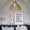 Van Tjalle en Jasper | Granny Smith hanglamp - Soft Grey | Bouwpakket | MDF (hout) | Grijs | E27 fitting | Laser gesneden | Sfeer licht | Sfeervolle verlichting | Uniek Dutch Design