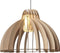 Van Tjalle en Jasper | Granny Smith XL hanglamp - Natural | Extra Groot | MDF (hout) - Laser gesneden | Hout kleur | E27 fitting | Dimbaar - Geschikt voor dimbare E27 LED lichtbron | Uniek Dutch Design Product | Gemaakt in Amsterdam