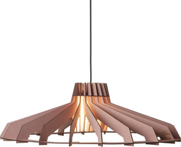 Van Tjalle en Jasper - Nikolamp Tesla - Hanglamp - Roze hanglamp - Hanglamp Woonkamer - Hanglampen eetkamer - Hanglamp hout
