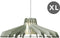Van Tjalle en Jasper | Nikolamp Tesla XL hanglamp - Dirty Mint | Extra Groot | MDF (hout) - Laser gesneden | Mint Groen | E27 fitting | Dimbaar - Geschikt voor dimbare E27 LED lichtbron | Uniek Dutch Design Product | Gemaakt in Amsterdam