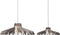 Van Tjalle en Jasper | Nikolamp Tesla XL hanglamp - Soft Grey | Bouwpakket | Extra Groot | MDF (hout) - Laser gesneden | Grijs | E27 fitting | Dimbaar - Geschikt voor dimbare E27 LED lichtbron | Uniek Dutch Design Product | Gemaakt in Amsterdam