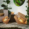 Van Tjalle en Jasper | Spot-nik XL vloerlamp - Naturel | Bouwpakket | MDF (hout) | Hout kleur | E27 fitting | Laser gesneden | Sfeer licht | schemerlamp | Dutch Design