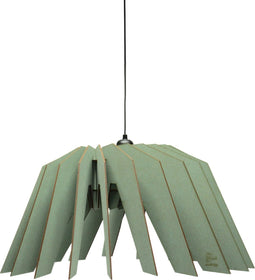 van Tjalle en Jasper Vesper Hanglamp Ø 53 cm - Dirty Mint - Bouwpakket - Stijlvolle Designlamp voor Woonkamer, Eetkamer en Slaapkamer