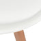 vidaXL - Eetkamerstoelen - 2 - st - kunststof - wit