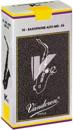 Vandoren Alt Saxofoon V12 Rieten 3.5 - 10 Stuks Verpakking