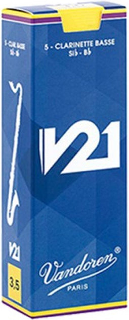 Vandoren Bas Klarinet V21 Rieten 2.5 - 5 Stuks Verpakking