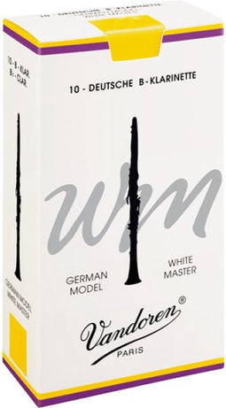 Vandoren Bb Klarinet Duits White Master Rieten 1.5 - 10 Stuks Verpakking