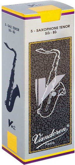 Vandoren Tenor Saxofoon V12 Rieten - 5 Stuks Verpakking - Dikte 3.5