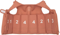 Vanilla Copenhagen Neopreen Zwemvest/Drijfvest - Deep Coral - Maat 6-8 jaar