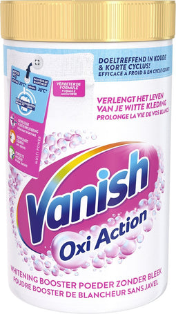Vanish Oxi Action Wasbooster Poeder - Vlekverwijderaar voor Witte Was - 1,5 kg