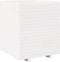 vidaXL - Plantenbak - 60x60x72,5 - cm - massief - grenenhout - wit