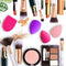 15 delige Make-up kwasten marmerlook - hoge kwaliteit - synthetisch - make-upspons