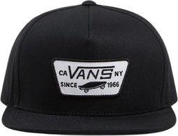 Vans Cap - Full Patch - Black - 6 tot 12 jaar - Jongens Sportcap- Pet Jongens - Pet Kids - Kinderpet - Caps - Petten - Vans Pet - Snapback Pet