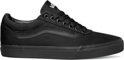 Vans Ward Canvas Heren Sneakers - Black/Black - Maat 40