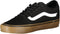 Vans Ward Canvas Heren Sneakers - Black/Gum - Maat 44