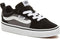 Vans Youth Filmore Jongens Sneakers - (Suede/Canvas) Black/Pewt - Maat 37