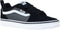 Vans Youth Filmore Jongens Sneakers - (Suede/Canvas) Black/Pewt - Maat 37