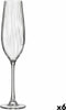 Champagneglas Bohemia Crystal Optic Transparant Glas 260 ml (6 Stuks)