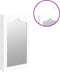 vidaXL - Sieradenkast - met - spiegel - wandgemonteerd - 37,5x10x67 - cm - wit