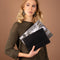 Selencia Tablet Hoes Geschikt voor Samsung Galaxy Tab A 10.1 (2019) - Selencia Nuria Vegan Lederen Trifold Bookcase - Zwart