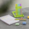 Schneider fineliner - Line-Up – lijnbreedte 0,4mm - pastel - verstelbare pencilcase 8 stuks - S-191088