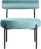 Fauteuil ALPHA Fluweel Turquoise
