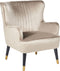 VARBERG - Fauteuil - Beige - Fluweel