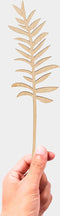 Varen blad van hout