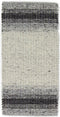 Varenna Black Vloerkleed - 200x300 - Rechthoek - Laagpolig,Structuur Tapijt - Industrieel - Grijs, Wit, Zwart