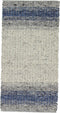 Varenna Blue Vloerkleed - 170x240 - Rechthoek - Laagpolig,Structuur Tapijt - Industrieel - Blauw, Grijs, Wit