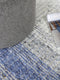 Varenna Blue Vloerkleed - 250x300 - Rechthoek - Laagpolig,Structuur Tapijt - Industrieel - Blauw, Grijs, Wit