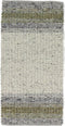 Varenna Green Vloerkleed - 250x350 - Rechthoek - Laagpolig,Structuur Tapijt - Industrieel - Grijs, Groen, Wit