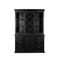 Homestylingshop Woonkamer kast Jorrit - vitrinekast met glas - vitrinekasten 160 cm
