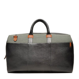 Berba Leren Weekendtas Olly 898-600 Zwart Groen