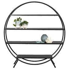 Kick 10600667 wandmeubel 135x32x140 cm, Zwart staal