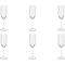 Royal Leerdam Champagne flute 281781 Vinata 21 cl - Transparent 6 piece(s)