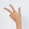 Nail foils solid glitter - Deep Ocean