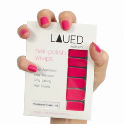 Nail foils solid pink - Rasberry Cake
