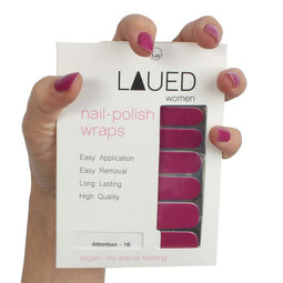 Nail foils solid purple - Attention