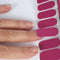 Nail foils solid purple - Attention
