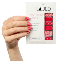 Nail foils solid red - Lipstick Kiss
